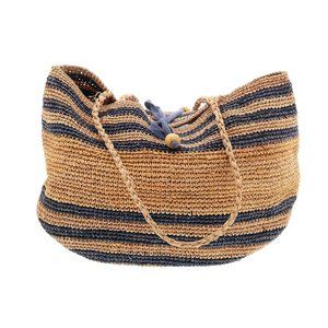 J CREW STRAW BAG, LIKE NEW